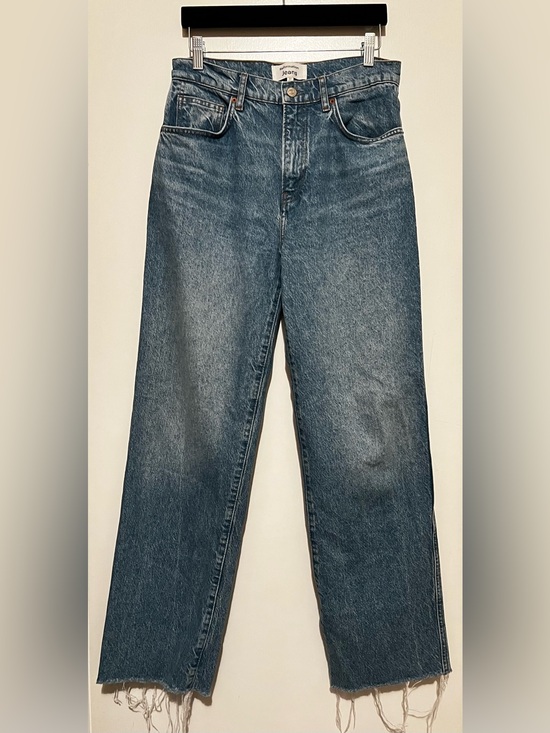 Reformation Denim - Reformation Val 90s Mis Rise Straight Jeans in Blue